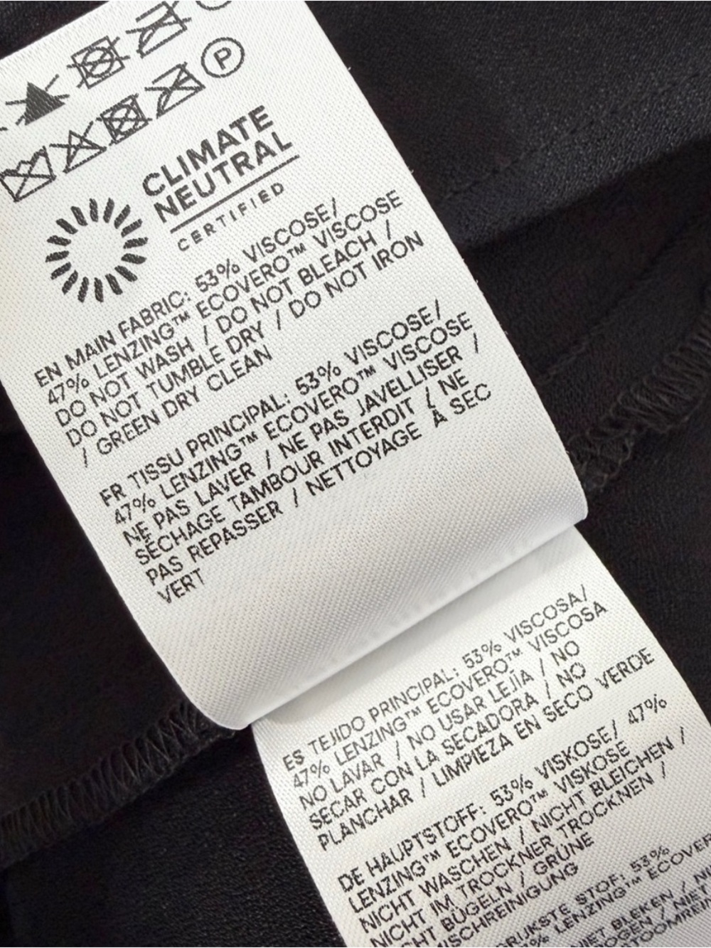 Reformation Gale Mid Rise Pant — Black NWT - Picture 7 of 8